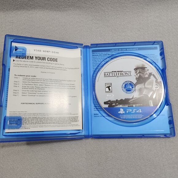Star Wars Battlefront Deluxe Edition PlayStation (PS4 2015) - Untested - Picture 4 of 5